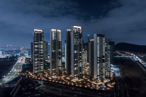 시티오씨엘 1단지 야경 전경